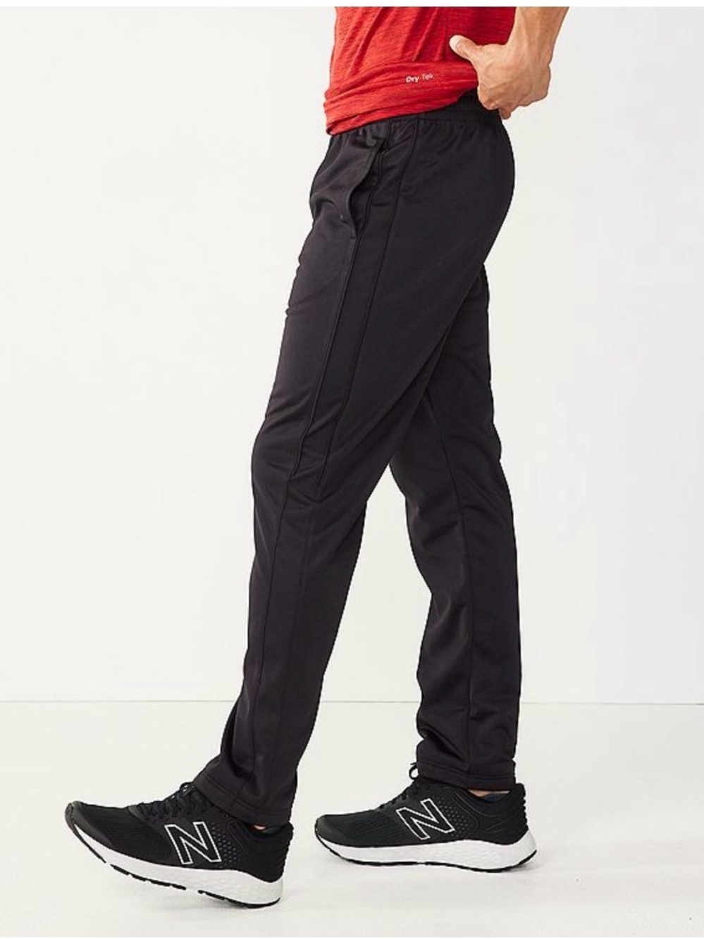 Tek Gear Open Bottom Tricot Pant Black Size 3XB NWT IN PACKAGE